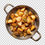 فایل لایه باز تصویر سیب زمینی سرخ شده در ماهیتابه
