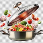 فایل لایه باز قابلمه استیل با مواد غذایی فایل لایه باز قابلمه استیل با مواد غذایی