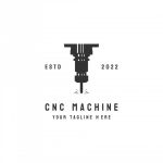 وکتور الگوی طراحی لوگو ماشین آلات Cnc وکتور الگوی طراحی لوگو ماشین آلات Cnc