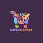 وکتور لوگوی سوپرمارکت وکتور لوگوی سوپرمارکت