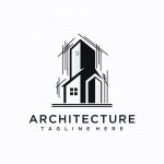 وکتور نمونه طراحی لوگو معماری وکتور نمونه طراحی لوگو معماری