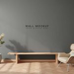 فایل لایه باز تصویر موکاپ دیوار از نمای روبرو فایل لایه باز تصویر موکاپ دیوار از نمای روبرو