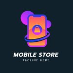 وکتور لوگوی فروشگاه موبایل