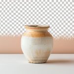 فایل لایه باز گلدان سفید پتینه شده