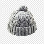 فایل لایه باز کلاه زمستانه بافتنی خاکستری فایل لایه باز کلاه زمستانه بافتنی خاکستری