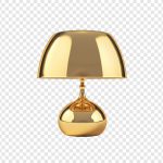 فایل لایه باز آباژور رومیزی طلایی در پس زمینه شفاف فایل لایه باز آباژور رومیزی طلایی در پس زمینه شفاف