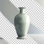 فایل لایه باز کوزه پتینه شده با رنگ سفید