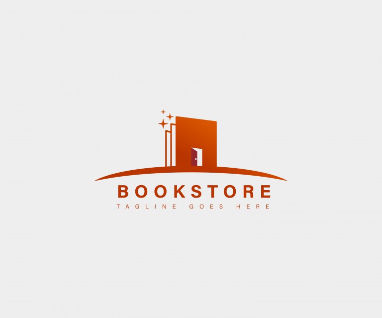 وکتور طراحی لوگوی کتاب