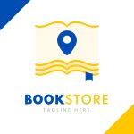 وکتور قالب لوگوی کتاب فروشی وکتور قالب لوگوی کتاب فروشی