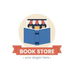 وکتور نمونه لوگوی کتابفروشی وکتور نمونه لوگوی کتابفروشی