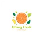 وکتور طراحی لوگوی مواد غذایی سالم