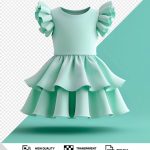 فایل لایه بازپیراهن دخترانه چین دار فایل لایه بازپیراهن دخترانه چین دار