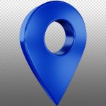 فایل لایه باز آیکون سه بعدی نشانگر موقعیت مکانی آبی فایل لایه باز آیکون سه بعدی نشانگر موقعیت مکانی آبی