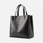 فایل لایه باز کیف چرمی مشکی دسته کوتاه