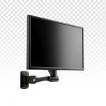 فایل لایه باز مانیتور مشکی با پایه دیواری فایل لایه باز مانیتور مشکی با پایه دیواری