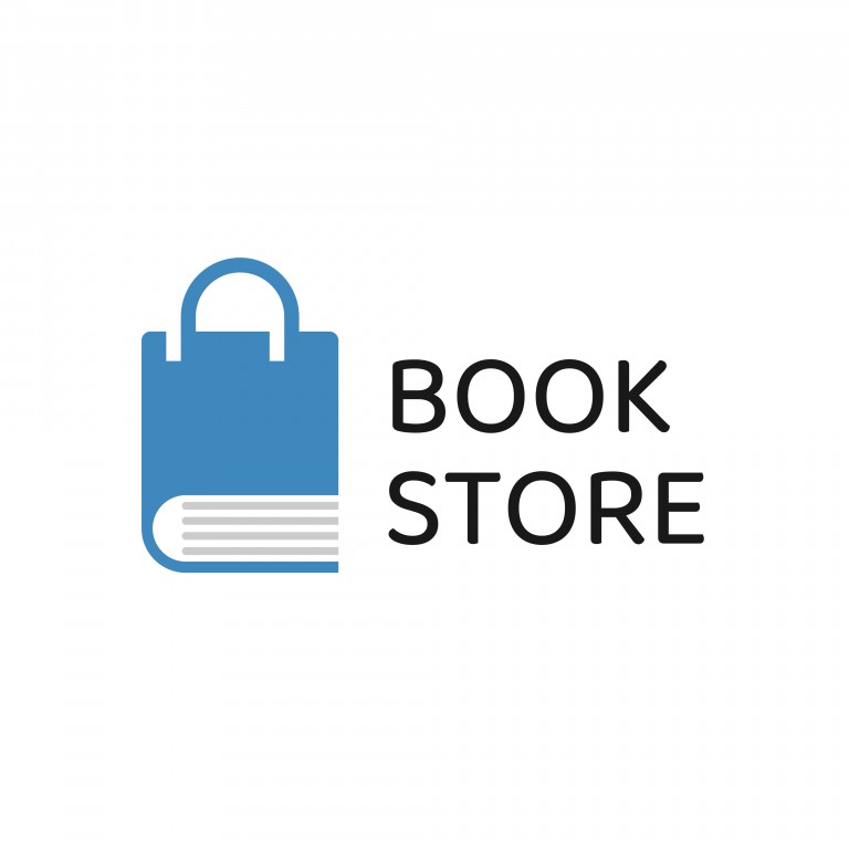 وکتور طراحی لوگو فروشگاه کتاب