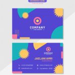 وکتور قالب کارت ویزیت انتزاعی مدرن وکتور قالب کارت ویزیت انتزاعی مدرن