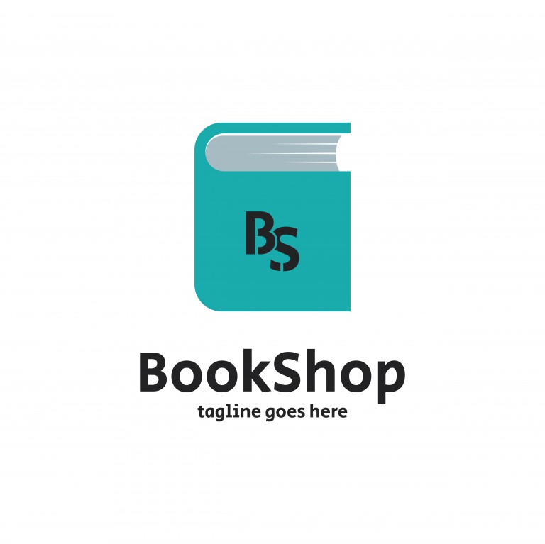 وکتور تصویر لوگوی کتابفروشی