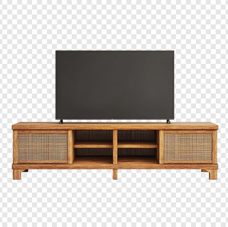 فایل لایه باز میز چوبی تلویزیون