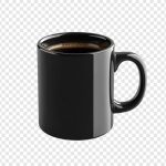 فایل لایه باز لیوان مشکی قهوه فایل لایه باز لیوان مشکی قهوه
