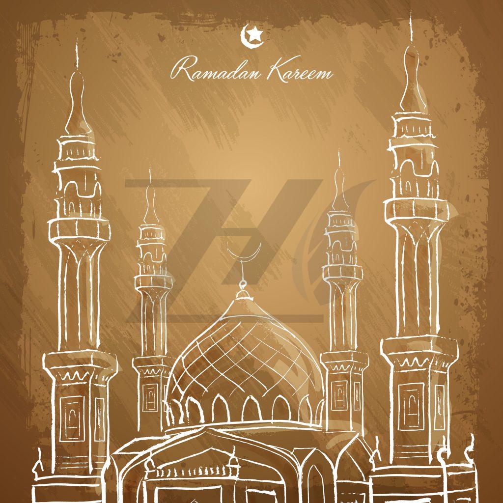 وکتور ماه رمضان شماره هفت