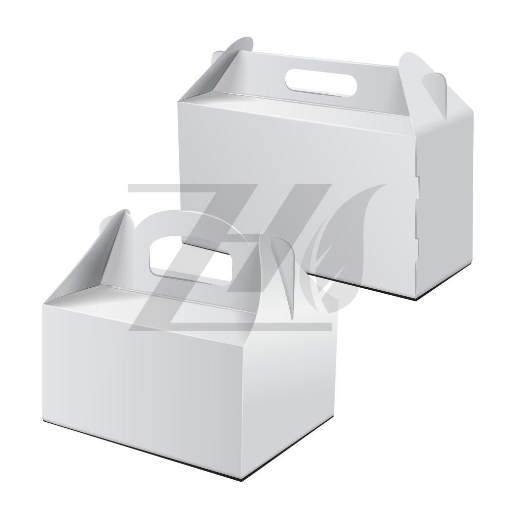 وکتور بسته بندی جعبه مواد غذایی