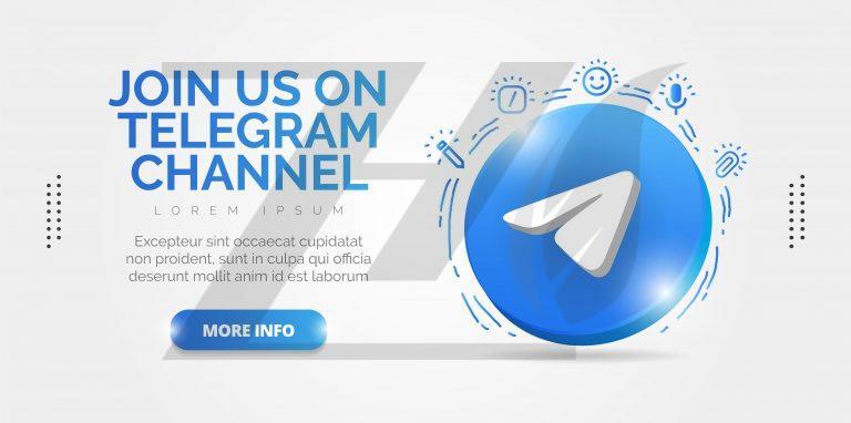 وکتور تبلیغاتی تلگرام