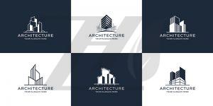 مجموعه های لوگو معماری ساختمان
