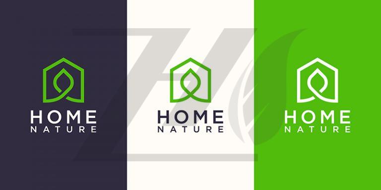 لوگوی محصولات ارگانیک (خانه طبیعت)