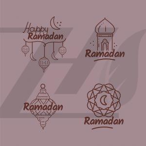 مجموعه لوگو ماه رمضان