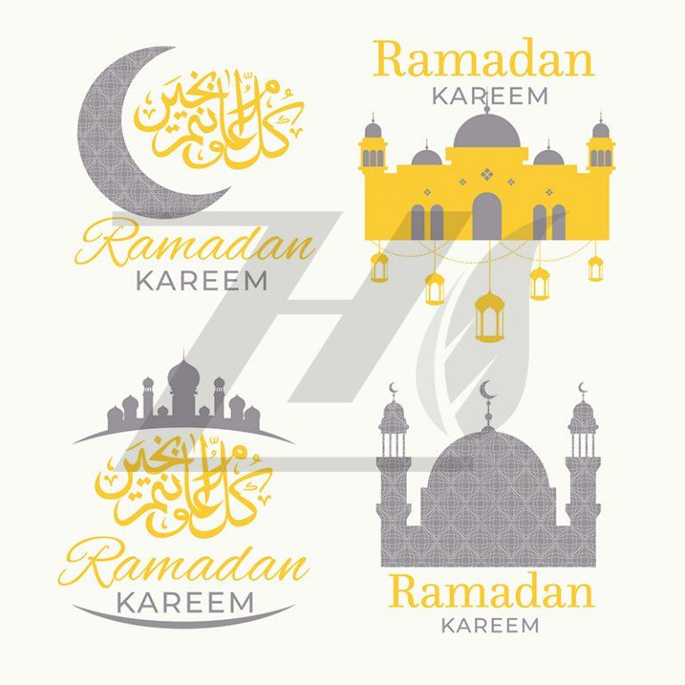 مجموعه نشان و لوگوی ماه رمضان