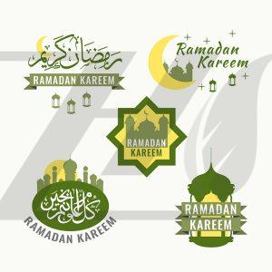 مجموعه برچسب های ماه مبارک رمضان