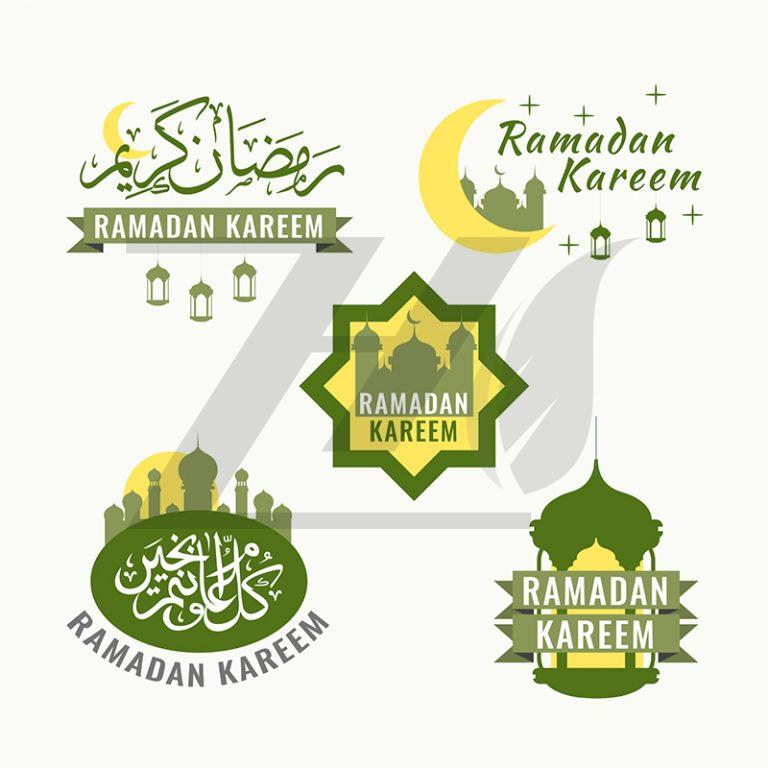 مجموعه برچسب های ماه مبارک رمضان
