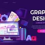 وکتور صفحه فرود طراحی گرافیک کارتونی وکتور صفحه فرود طراحی گرافیک کارتونی