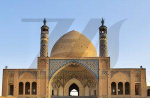عکس مسجد آقابزرگ مسجد و مدرسه‌ای بزرگ در کاشان ایران با کیفیت بالا