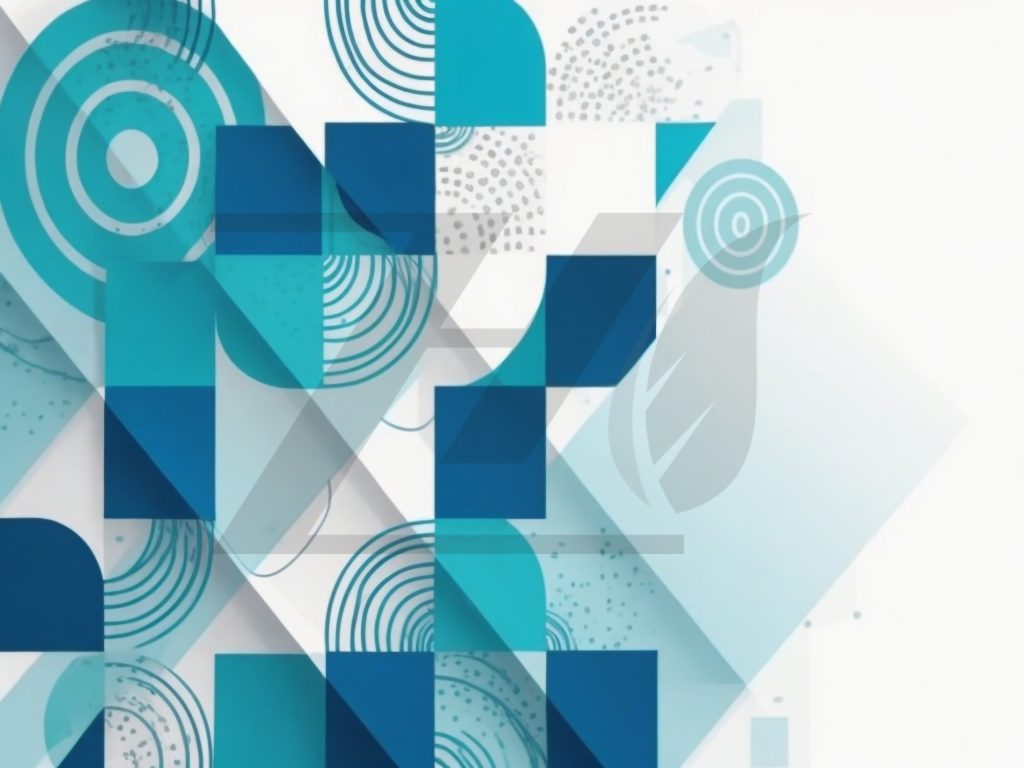 پس زمینه طرح انتزاعی آبی