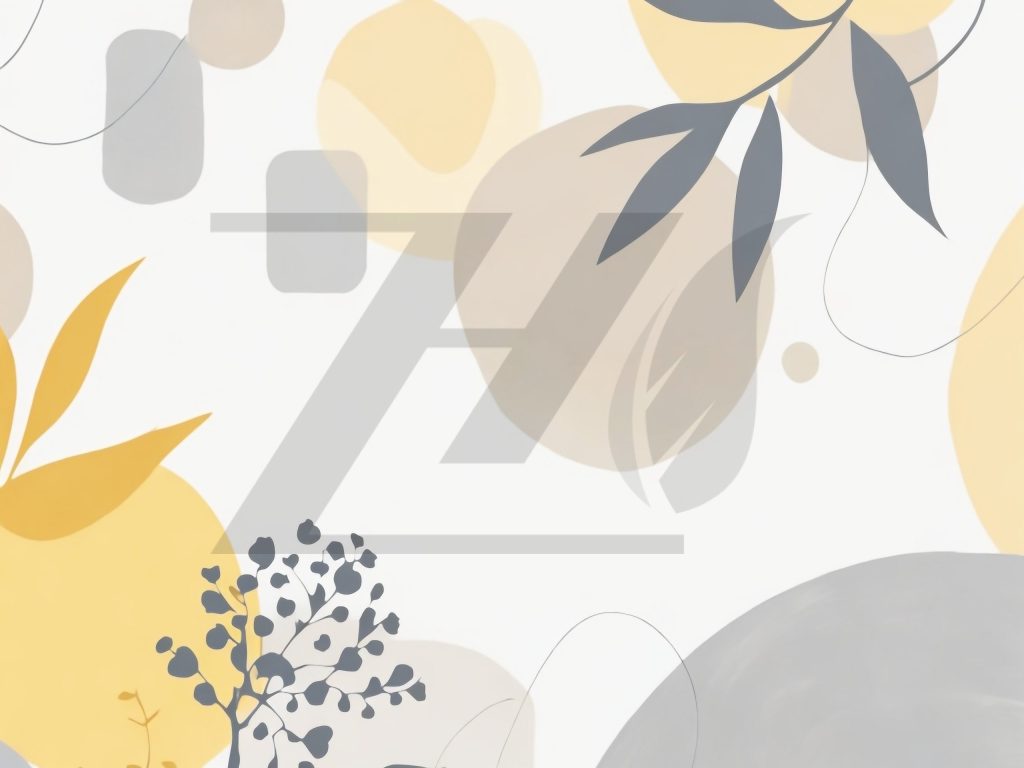 تصویر زمینه انتزاعی روشن طرح برگ