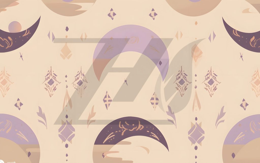 پس زمینه انتزاعی روشن طرح ماه