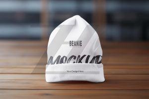 فایل لایه باز موکاپ کلاه Beanie