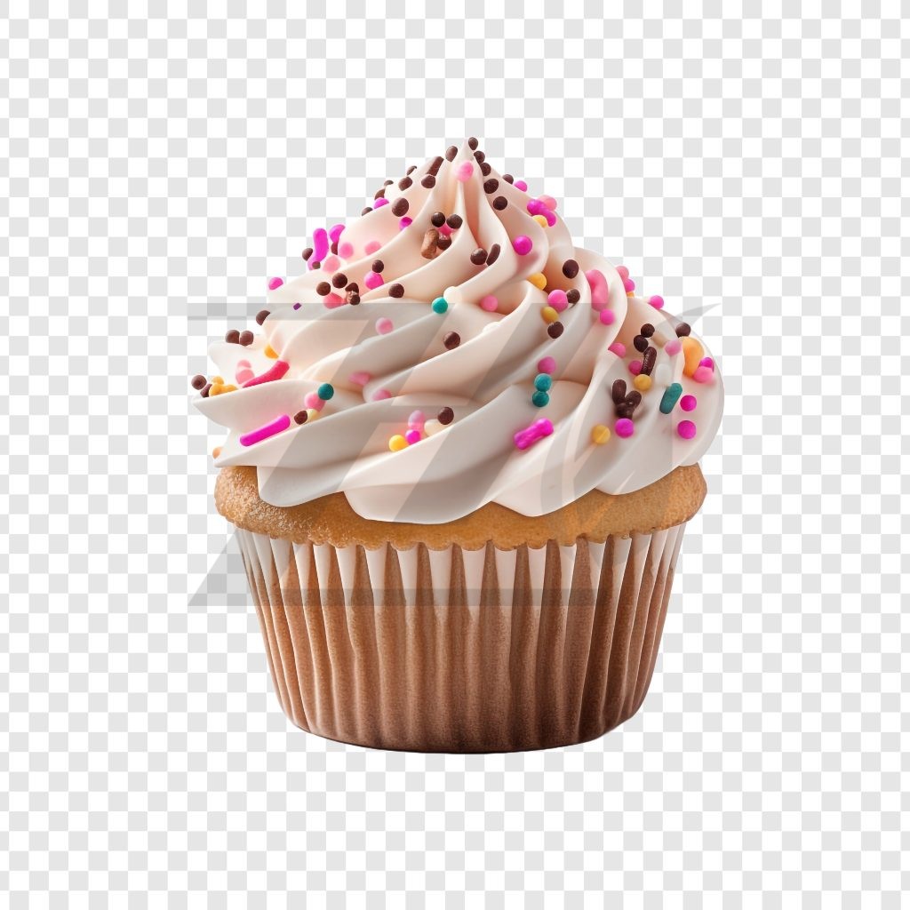 فایل لایه باز کاپ کیک با رویه خامه
