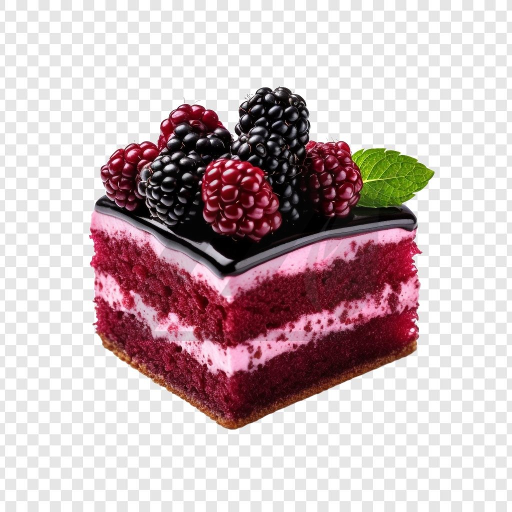فایل لایه باز کیک شاه توت خوشمزه