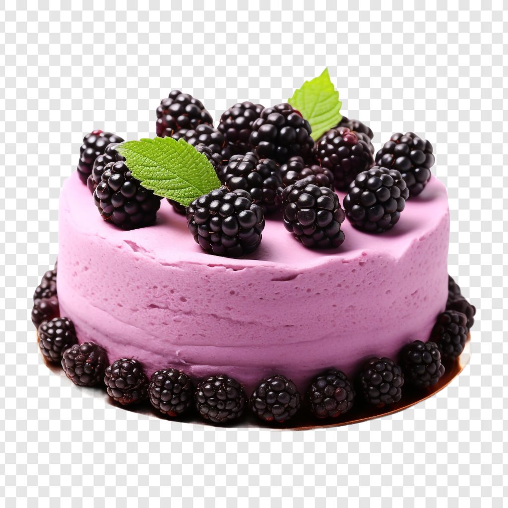 فایل لایه باز کیک توت سیاه خوشمزه