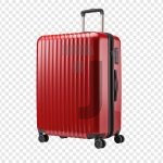فایل لایه باز چمدان قرمز بزرگ