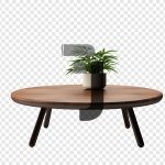 فایل لایه باز میز چوبی مدرن
