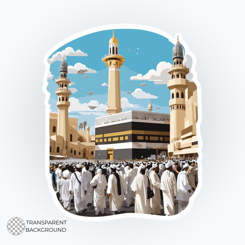 فایل لایه باز تصویر زیارت خانه خدا