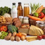 فایل لایه باز مجموعه مواد غذایی