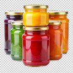 فایل لایه باز شیشه مرباهای مختلف