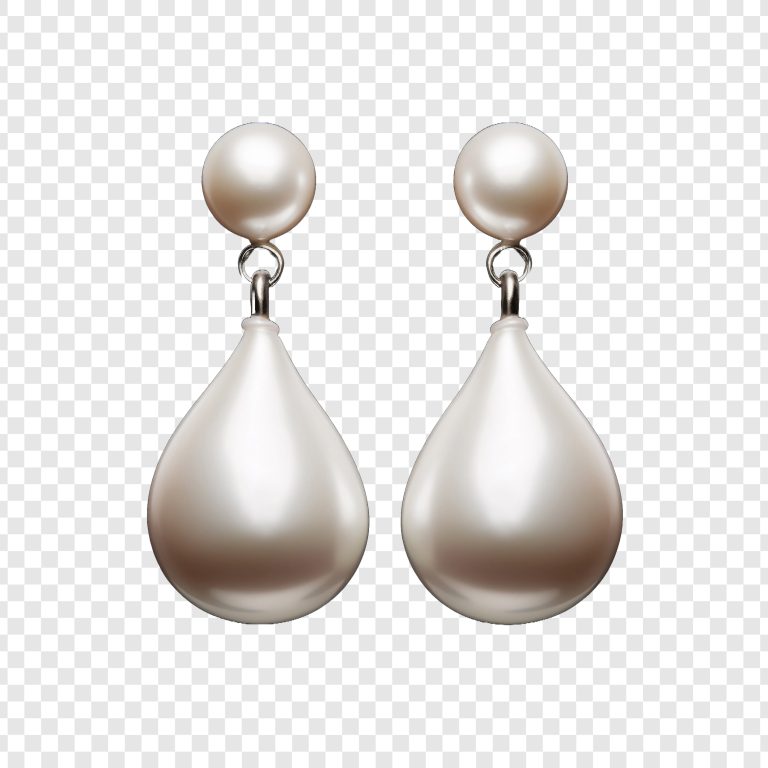 فایل لایه باز گوشواره آویزی مروارید